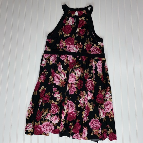 Torrid Black High Neck Skater Dress 2 - Picture 6 of 10